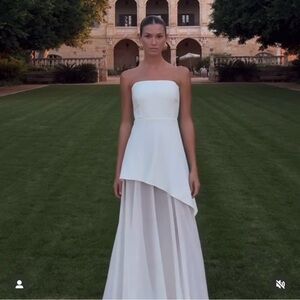 Matters Store Monaco White Strapless Dress
